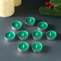 Набор чайных свечей ароматических "Снежный кипарис" 9 штук