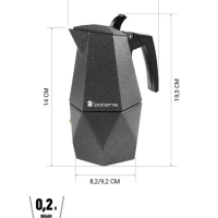 Гейзерная кофеварка Kontur 4С 300 мл