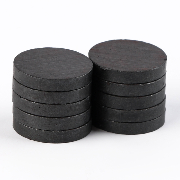 Магнит &laquo;Круг&raquo; набор 10 шт., размер 1 шт. &mdash; 1,8 &times; 1,8 &times; 0.3 см