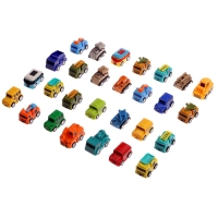 Машинки детские &laquo;Мега набор&raquo;, в ведре, инерционные, 65 шт., с игровым полем