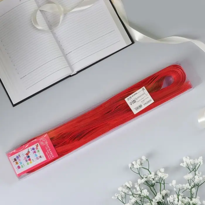 Бант - шар №3 перламутровый, красный