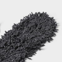 Насадка для плоской швабры Доляна, микрофибра, 62&times;13 см, цвет серый