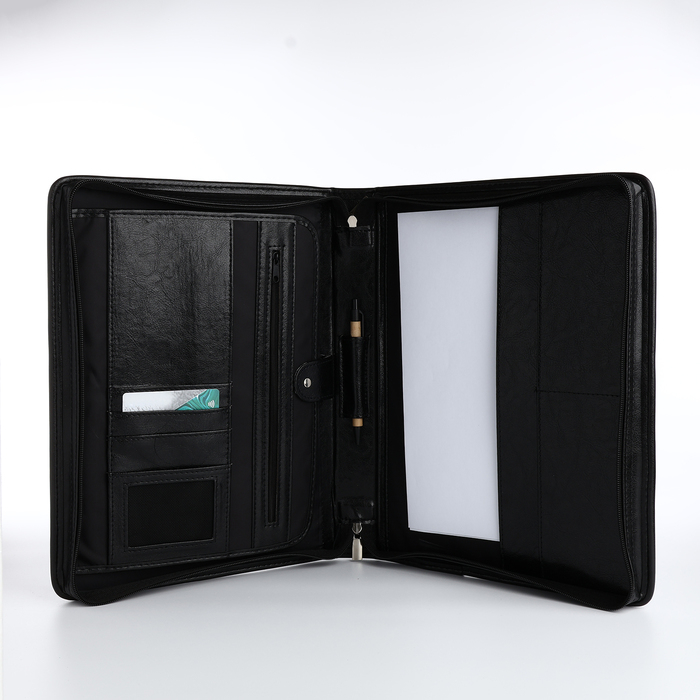 Папка для документов &laquo;Алекс&raquo;, А4, цвет чёрный