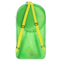 Набор для бадминтона ONLYTOP &laquo;Друзья&raquo;: 2 ракетки 44 см, 2 волана, мяч, чехол, цвет зелёный