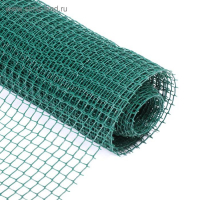 Сетка садовая, 1 &times; 10 м, ячейка ромб 15 &times; 15 мм, пластиковая, зелёная, Greengo