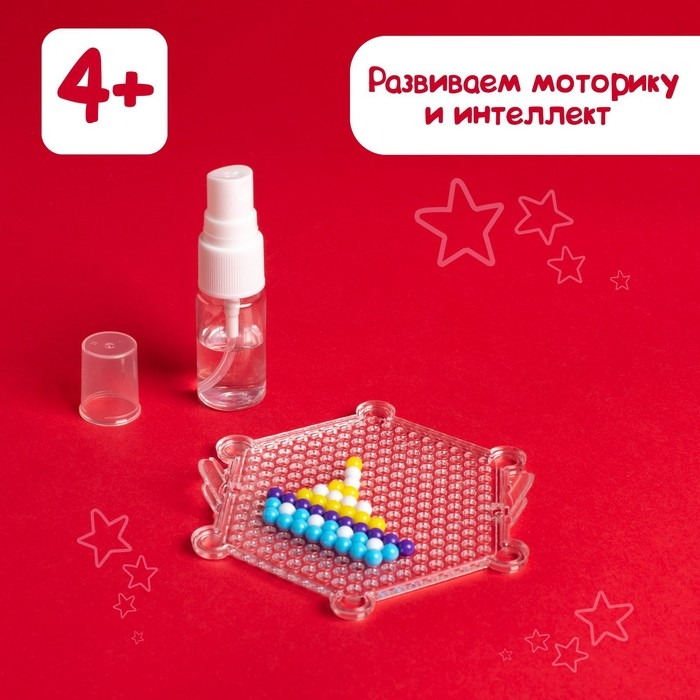 Аквамозаика для детей &laquo;Транспорт&raquo;, 4 фигурки