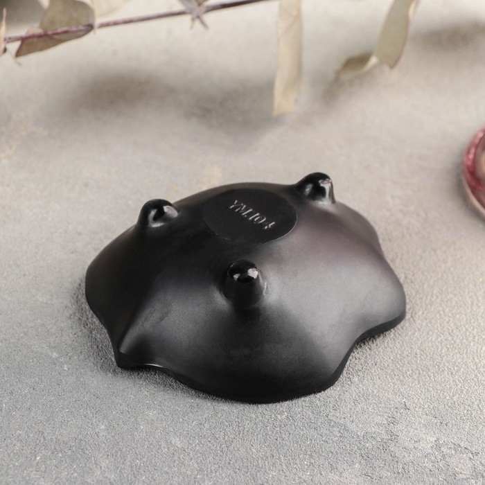 Соусник «Чёрный Восток», 9,5×8×3,3 см, цвет чёрный Соусник «Чёрный Восток», 9,5×8×3,3 см, цвет чёрный