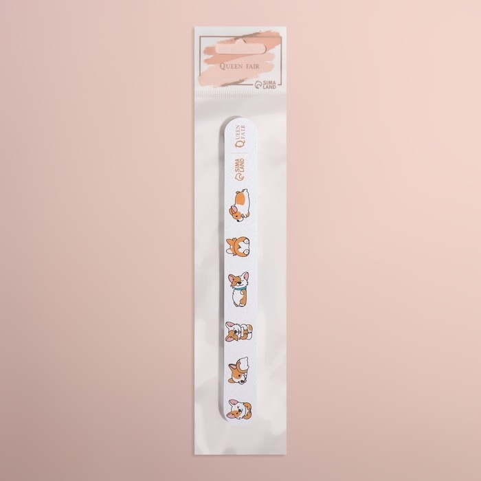 Пилка - наждак &laquo;Корги&raquo;, абразивность 180/240, 18 см