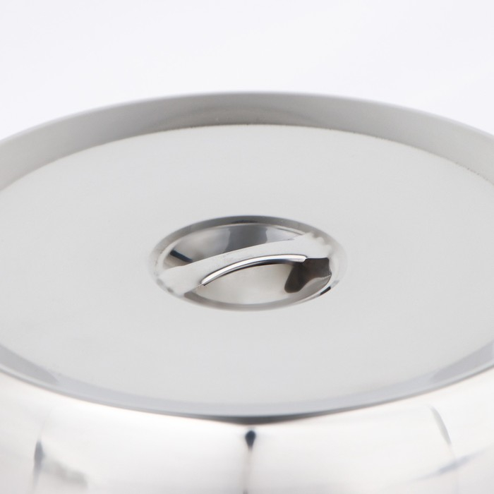 Крышка-Клош из нержавеющей стали, 28&times;28&times;4,5 см, круглая