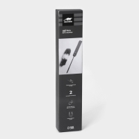 Щётка для пыли Raccoon, плоская насадка 40&times;7,5 см, пушистая насадка 41&times;13 см, телескопическая ручка 230 см