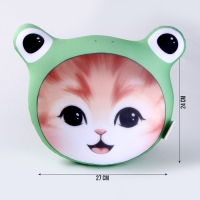 Подушка антистресс &laquo;Котик-лягушка&raquo;