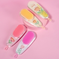 Расчёска - шейкер &laquo;LOOK&raquo;, 6,1 &times; 18 см, рисунок МИКС