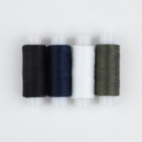 Набор ниток &laquo;Армейский&raquo;, 45ЛЛ, 150 м, 4 шт, 2 иголки, цвет разноцветный