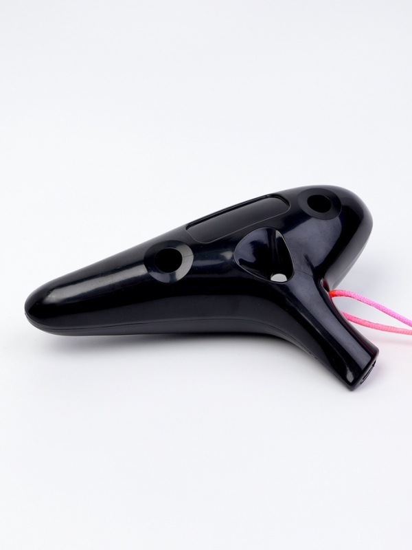 Окарина Music Life 12 отверстий, черная, 14,8 х 9,2 х 4,6 см