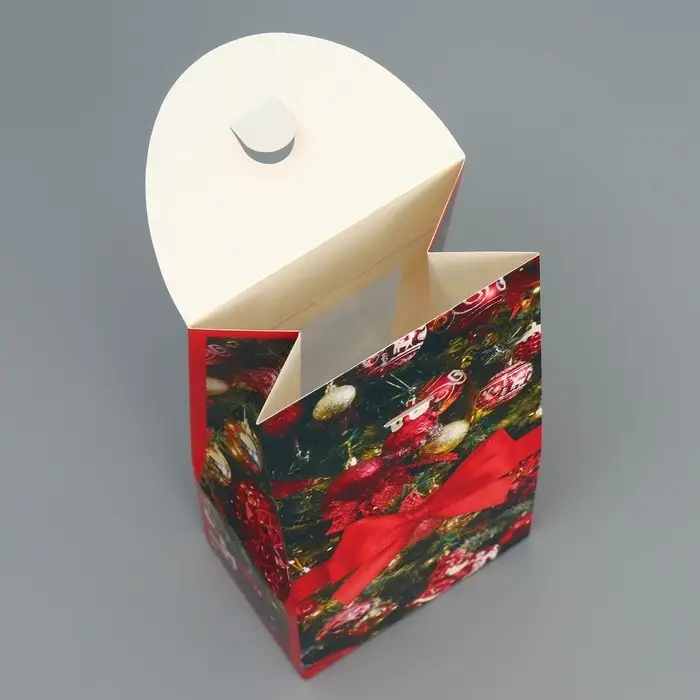 Коробка складная &laquo;Новогодняя&raquo;, 9 х 19 х 6 см