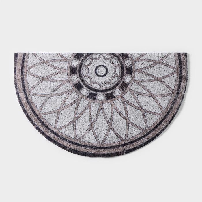 Коврик придверный грязезащитный Доляна &laquo;Архитектор&raquo;, 45&times;75 см, цвет серый