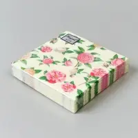 Нежные розы, Салф. Bouquet de Luxe 24х24 3 слоя 25л /15, шт