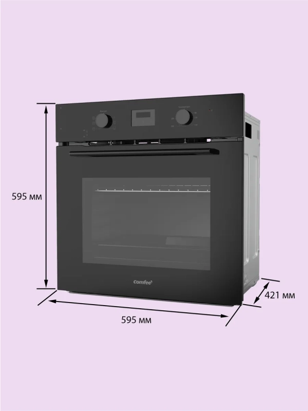 Встраиваемый электрический духовой шкаф CBO721AGB, черный
