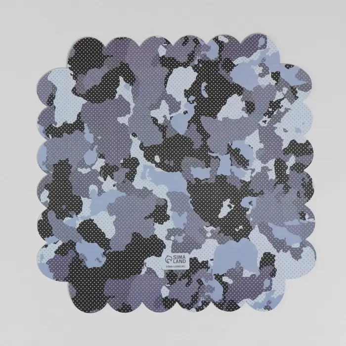 Коробка для печенья, кондитерская упаковка с пластиковой крышкой, &laquo;23 февраля&raquo;, 21 х21 х 3 см