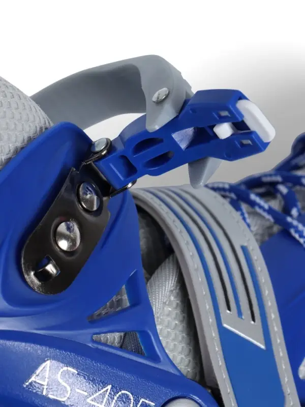 Коньки детские раздвижные BlackAqua, р. 34-37, для фитнеса, синие