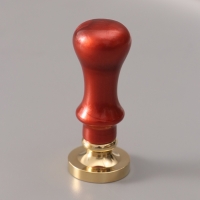 Печать для сургуча с пластиковой ручкой "Буква G на вензеле" 2,5х2,5х6,3 см