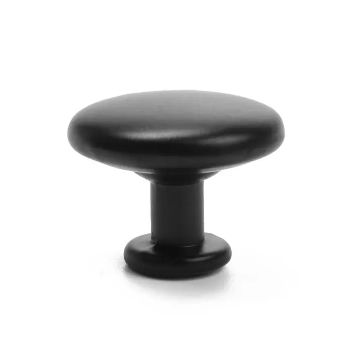 Ручка кнопка WAVE ТУНДРА РК120BL, черная