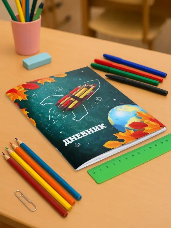 Дневник школьный для 1-11 классов, &laquo;Школа&raquo;, мягкая обложка, 40 листов