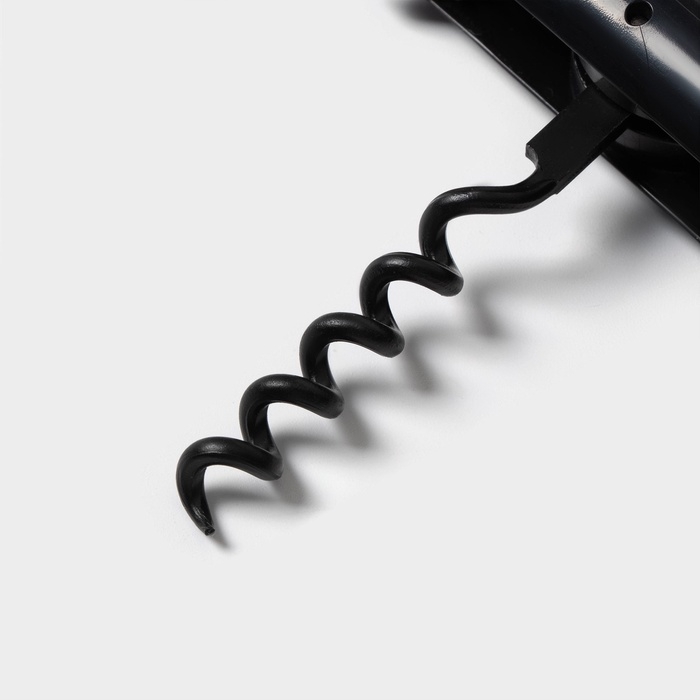 Штопор для вина Доляна &laquo;Бутылка&raquo;, 12&times;2,5 см, цвет чёрный