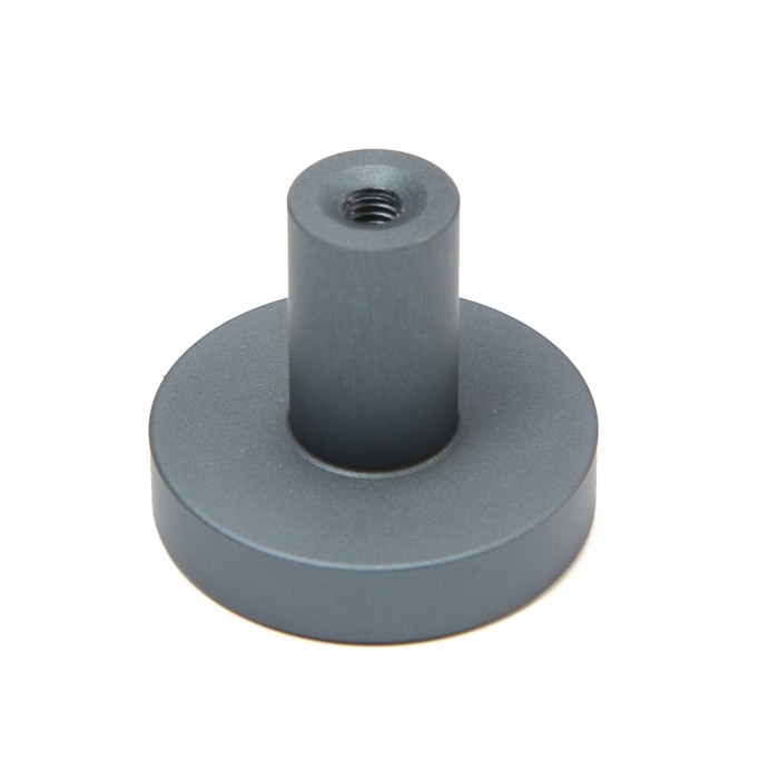 Ручка-кнопка CAPPIO PK325, d=30 мм, цвет графит, 8 шт.