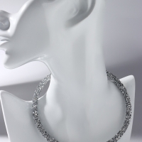 Колье &laquo;Шанталь&raquo;, цвет серебряный, 30 см