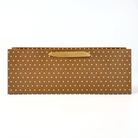 Пакет под бутылку горизонтальный &laquo;Горошек&raquo;, 36 &times; 10 &times; 13 см