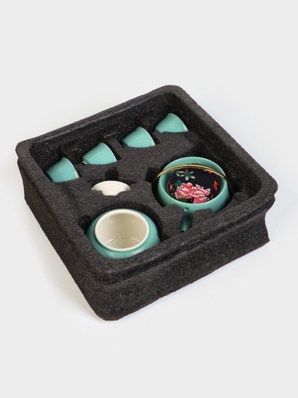 Набор для чайной церемонии 9 предметов, на 4 персоны, чашка 40 мл, чайник 200 мл, в коробке