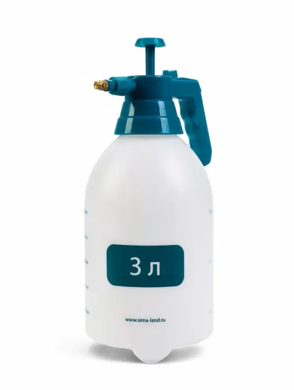 Опрыскиватель помповый, 3 л, металлический наконечник, Greengo