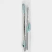 Водосгон для пола, силиконовый, поворотный сгон, 49 см, черенок нержавеющая сталь 58-97 см