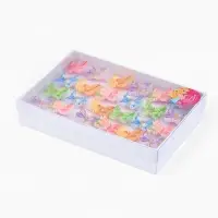 Кольцо &laquo;Выбражулька&raquo; бабочка в цветах, форма МИКС, цветное, безразмерное