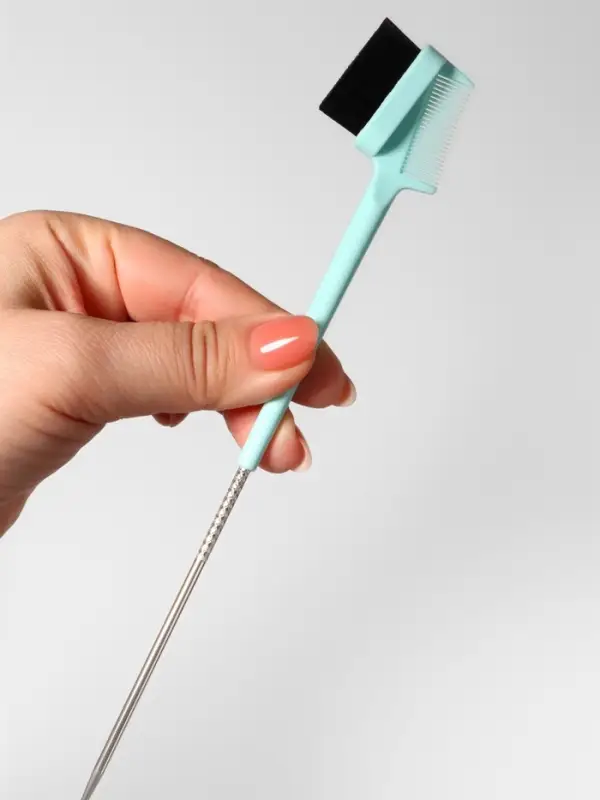 Расчёска - щётка для укладки волос, 21&times;3.6 см, МИКС