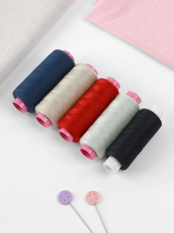 Набор ниток 5шт 40S/2 200м 100% полиэстер Базовый №2