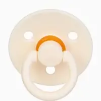 Набор классических пустышек, 2 шт., латекс, персиковый/айвори, в контейнере, от 0 мес., M&B