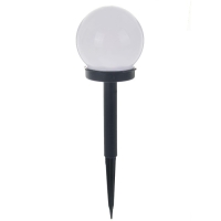 Садовый светильник на солнечной батарее &laquo;Малый шар&raquo;, 10&times;32&times;10 см, 1 LED, свечение белое