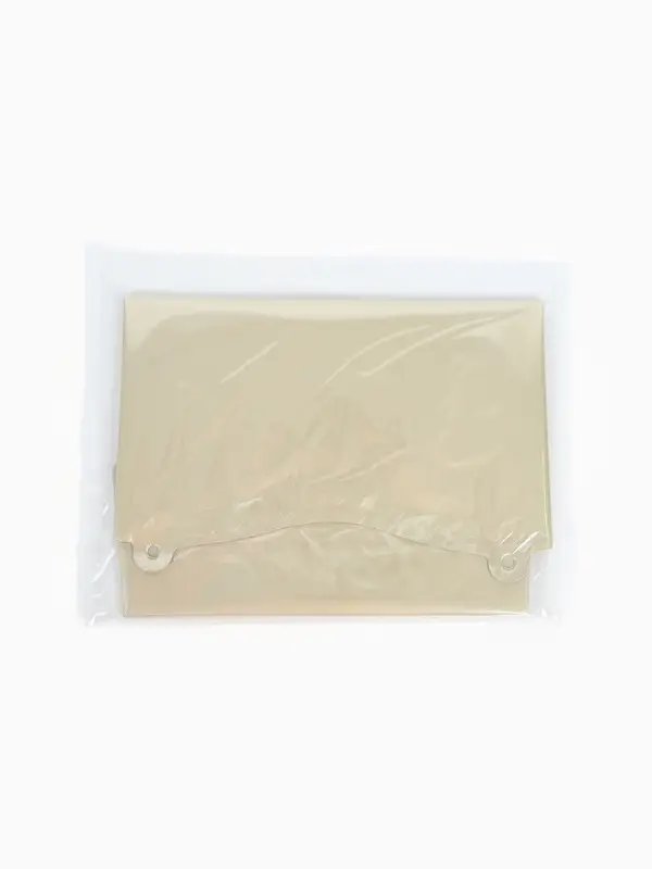 Воздушные шары фольгированные 17" "Сердце" цвет молочный сатин, набор 5 штук