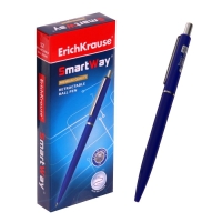 Ручка шариковая автоматическая Smart, узел 0.7 мм, под логотип, чернила синие, длина линии письма 1000 метров