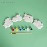 Набор магнитов под роспись &laquo;Техника&raquo;, 4 шт