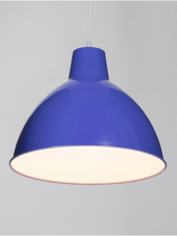 Светильник Richard 1х40Вт Е27 пр-1м синий 32,5х32,5х27см