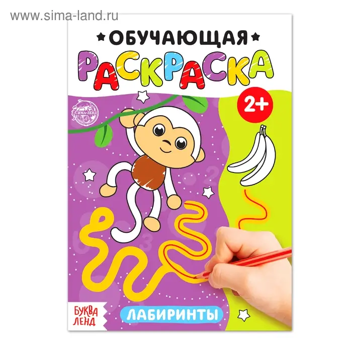 Раскраска &laquo;Лабиринты&raquo;, 12 стр.