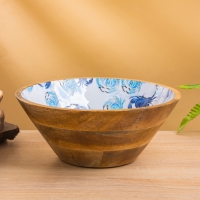 Салатник "Крабы" дерево манго 25х25х10 см