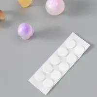 Сувенир эпоксидная смола флюоресцентный "Грибочки" набор 9 шт 1х2,4 см