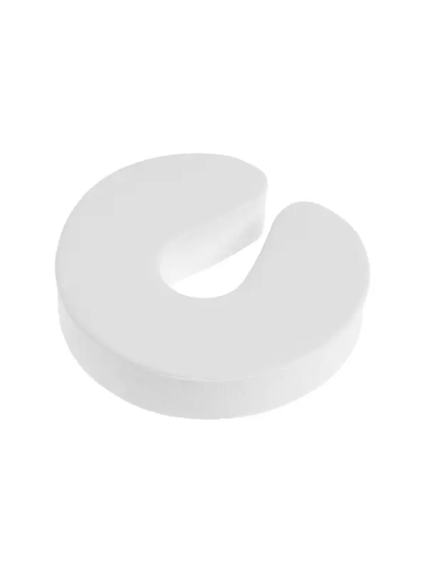 Ограничитель-стоппер для двери ТУНДРА, d=9.8 см, цвет белый, 4 шт