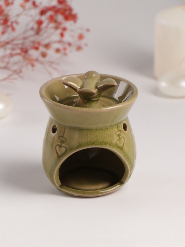 Аромалампа керамика "Птички на ветке"  7,5х7,5х9,8 см