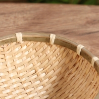 Чаша плетеная в 2 слоя, 15 см, бамбук
