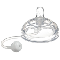 Бутылочка для кормления M&B, ШГ &Oslash;70мм, 150мл., силиконовая колба, цвет розовый